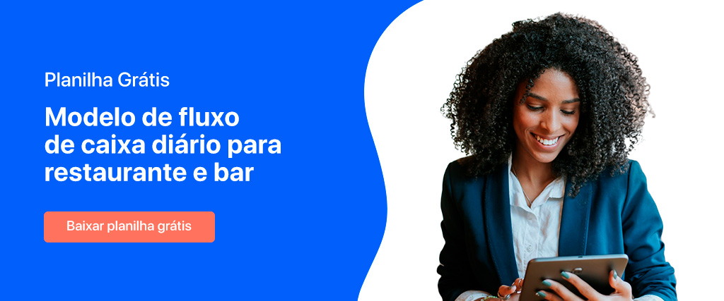 banner para baixar planilha de fluxo de caixa para restaurante e bar gratuita