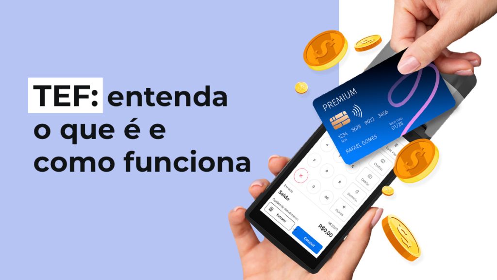 cartão em maquininha tef