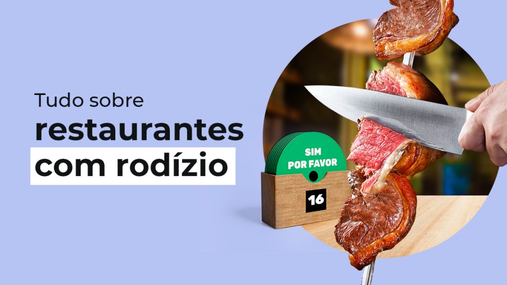 espeto de carne em churrascaria rodízio